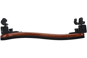 WAKECTS Reposacabezas de violín, reposacabezas plegable plegable de madera para violines 3/4 y 4/4