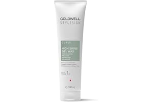 ‎GOLDWELL Goldwell StyleSign Curls Hochglanz Gel-Wachs – Glanz & Definition für Locken, starker Halt für mittelstarkes bis kräftiges Haar, 100 ml