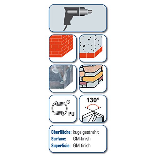 ALPEN Hartmetall-Steinbohrer Ø 4,0 x 75 mm | Long Life | 1 Stück - 6