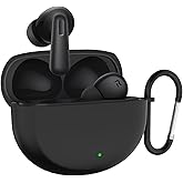 Sounce Earphone Case Cover Compatible for OnePlus Nord Buds 3, OnePlus Nord Buds 3 Pro Soft Silicone Skin Case Cover Shock-Ab