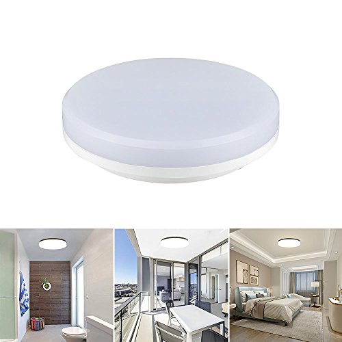 Preisvergleich Produktbild Soasa 15w / 25w LED Deckenlampe Runde Wasserdicht Staubdicht Deckenleuchte für Wohnzimmer Flur Badezimmer