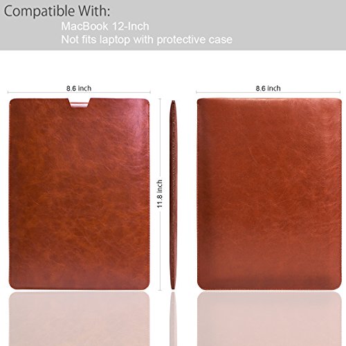 WALNEW Schlanke New MacBook Air 12 Zoll  A1534  H  lle  MacBook Schutzh  lle  H  lle  Case  Cover  New MacBook Air 12 Zoll H  lle mit Handgriff  gesch