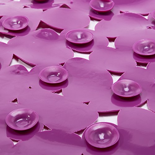 Duschmatte, Badematte, Badewanneneinlage PVC „Kieselsteine“LILA 52 x 52 - 3