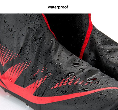 Shinmax Schuhabdeckung Radfahren Schuhbezüge, Outdoor Sports Bike Schuhbezüge Wasserdichte Wärmer Überschuhe Schuh Booties Cover für Männer Frauen MTB Winter Regen Fahrrad Fahrrad Fahrrad Mountain Road Toe Abdeckung - 5