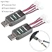 Produktbild 2pcs CX405 1S LiPo Batterie USB-Aufladeeinheit 4.2V 4.35V LiPo LiHV JST-PH 2.0 mCPX Verbindungsstücke Tiny Whoop