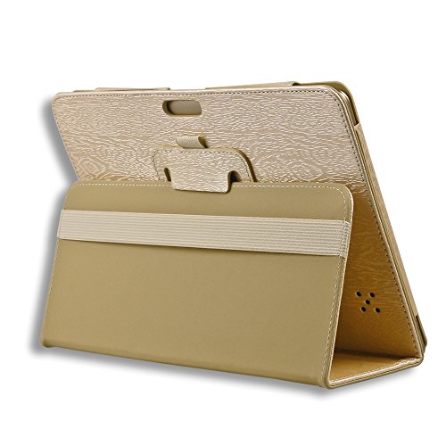 BEISTA K107 10.1 Zoll 3G / 4G Tablette-Leder-Kasten / Schlag-Abdeckung(Gold) - 4