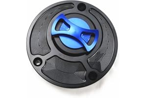 LUPSTY Cache-bouchon de réservoir d'essence CNC pour Yamaha YZF R6 R1 R25 MT 07 09 FZR1000 FZ1 TT600 V-MAX