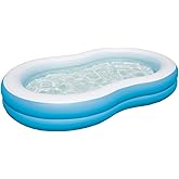 Bestway Jumbo Oval Renkli Havuz, Şişirilebilir &Ccedil;ocuk Havuzu&ndash;54117