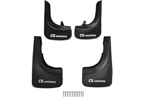 apline Compatible avec Citroen C5 Aircross 2018-2025 Jeu de Bavettes Garde-boue Avant et Arrière de Voiture 4 Pcs Noir