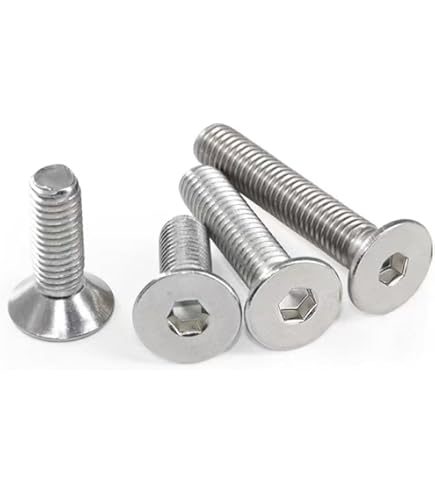 Produktbild von 40 Stück M10 Muttern, Sicherungsmuttern M10, Sechskantmuttern DIN 985 Edelstahl Nylon Selbstsichernde Muttern, Stopmuttern, Metrische Klemmmuttern, Stoppmuttern Mit Klemmteil, Kontermuttern Set