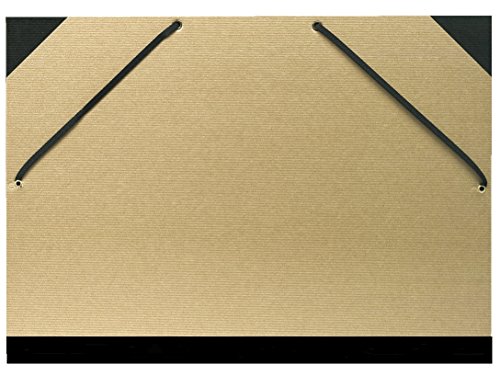 Exacompta 544100E Zeichenmappe mit Gummizug für format Din A3, 32 x 45 cm Kraft, braun/natur