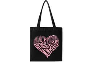 AYVRUOP BP Sac à dos,BP Merchandise,BP Fan Items,Tote Bag Noir,Sac Cabas,Kpop accessoires,pour les fans de BP