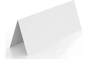 SellerRocket 100 Stück Tischkarten blanko | als Platzkarten, Namenskarten, Tischreservierung, Hochzeit, als Hinweisschild