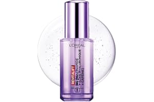 L'Oréal Paris - Sérum Contour des Yeux - Anti-Rides , Anti-Poches & Anti-Cernes - À l'Acide Hyaluronique Pur et à la Caféine - Embout Triple-Bille innovant - Revitalift Filler - 20 ml