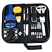 Produktbild Repair Watch Set TAOtTAO 30Pcs Uhr-Reparatur-Installationssatz-Uhr-Abbau-Werkzeug-Satz-Ausgangsreparatur-Werkzeuge 1x blauer Strapper 1x geöffnetes Messer mit gelbem Kürbis 1X schwarzer fester Tisch 1X abnehmbare Silberohrcharge 1X Edelstahl Pinzette 3X Wort Schraubendreher 3X Stahlgürtelstanze 1X Dreibackenöffner 18X Öffnerkopf