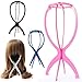 Accessotech Wig Display Stand Mannequin Dummy Head Hat Cap Hair Holder Folding Stable Tool