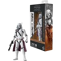 Star Wars The Black Series - Action Figure Clone Commander Fox Da 15 Cm - Con 3 Accessori Blaster - 5