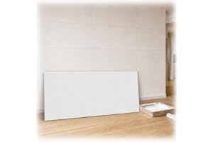 Paneler av polystyren, 100 x 50 cm, takpaneler, väggpaneler, dekorationer, tak – väggbeklädnad, 2–3 mm tjock ren polystyren XPS (20 m²–40 stycken, 0814XL