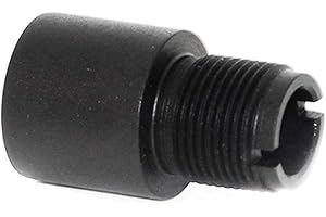 AIRSOFT SHOOTER SHOP Airsoft Aluminum Outer Barrel Silencer Compensator Adapter (14mm CW To -14mm CCW) AEG/GBB