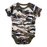 TWISTED ENVY Baby Mädchen (0-24 Monate) Body Gr. 3-6 Monate, Camouflage