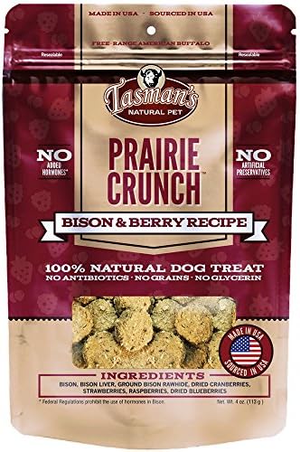 Tasmans Prairie Crunch Bison and Berries 4oz