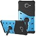 Produktbild Samsung Galaxy J7 Max Hülle(5,7Zoll) ,Roreikes Premium PC [Stoßfest Rüstung] Rugged Armor stoßfest Handy Schutzhülle Silikon [Ultra Slim Weich TPU] [Anti-Kratz]Tasche Ständer Hülle Case Protective Cover mit versteckten Standfunktion für OnePlus 5-Blau