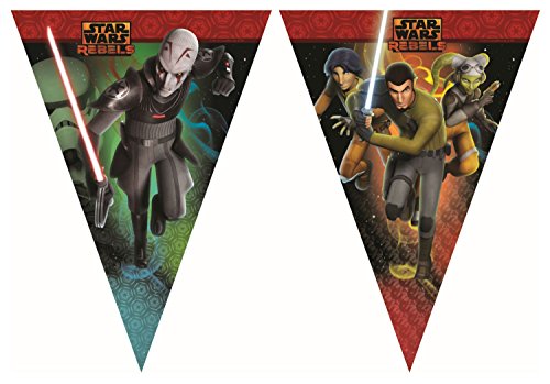 Procos 10108575B – Kinderpartyset – Star Wars Rebels, Größe XL, 66-teilig - 8