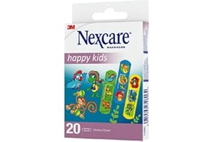 Pansements Nexcare Happy Kids, 19 mm x 72 mm, 20/Boîte