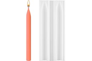 UOCAI Moule à bougie en spirale en silicone 3D - Moule à bougie en silicone - Moule à bougie pour la fabrication de bougies, de bougies, de dîner, de Saint-Valentin, décoration de la maison