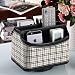 Produktbild LCTZWJ Luxury Creative Designed Desktop Organizer Fernbedienungshalter Stand mit - Controller-Manager  Speichern Sie Make-up, Smartphone, DVD, Blu-Ray oder TV-Fernbedienungen - PU-Leder-Aufbewahrungs