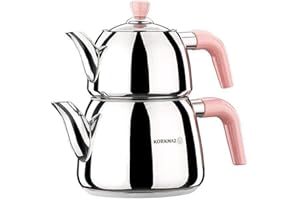 Korkmaz Manolya Teekanne Caydanlik A077 Induktion geeignet