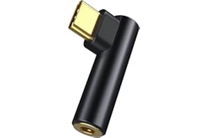 ADSPOW USB C to 3.5mm Headphone Jack Adapter,Type C to 3.5mm Headphone Adapter Aux Audio Earphone Adaptor,Compatible with Galaxy S22 S21 S20 Ultra Note 20, Mate 40/P30, Xiaomi,Black