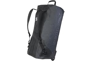 SCUBAPRO Chariot Dry Bag de 120 litres avec roulettes, Noir, 85 x 40 x 35 cm