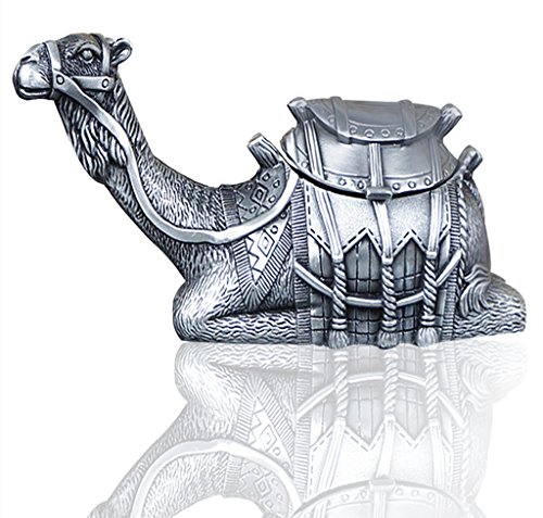 Unendlich U Sitzendes Kamel Form Schmuckschatulle Metalllegierung Zirkonia Schmuckkasten Schmuckkoffer Schmuckkästchen Schmuckbox, Klein/Mittel/Groß