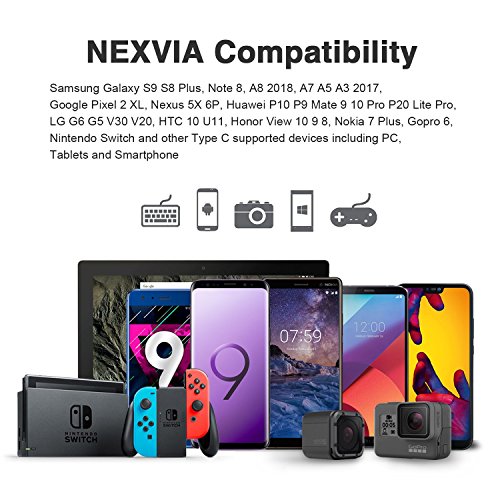 C  ble USB Type C Magn  tique  NEXVIA 1M C  ble USB C Chargeur Magn  tique Nylon Tress   Cordon Data Synchro et Charge Rapide pour Samsung S9 S8 Plus A8  Huawei P10 P20 Pro  Honor View 10  LG V30 G6  OnePlus 5T  Honor 9  Xiaomi Mi A1 Argent