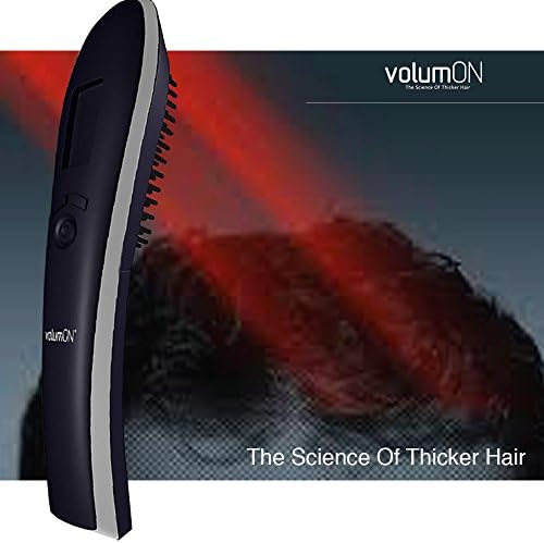 Volumon Electric Laser Massage Comb For Hair Growth Regrowth Hair Thickening &amp; Strengthening With Massager &amp; Infrared &amp; Digital LCD Screen- Daily Home Use