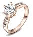 Kaizer Jewelry 18K Rose Gold Plated Ring For Women RS.449.00