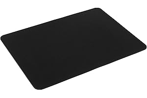 Silent Monsters Mouse Mat Medium 13 x 11 inches / 32 x 27 cm, black Mouse Pad, Lasercut Edges, washable & rollable Mouse Pad, Gaming Home Office Mousemat, Mousepad non-slip & quiet, Desk Mat