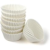 Zenker Cupcake Capsules, Individual Muffins and Muffins for Cupcakes, Muffins and Muffins in Paper, Suitable for Baking, Whit