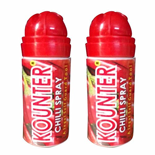 Kounter Chilly/Pepper spray Pack of 2 (30ml) RS.299 (62.00% Off) - Amazon