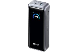 Anker Prime Power Bank and Charging Base, 26,250mAh 300W Max Portable Charger with Base for 6 Devices, Two-Way Charging, TSA-Approved, App Control, for MacBook, iPhone 17/16 Series, and More