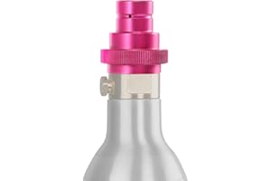 ASOFTY Adaptateur rapide CO2 pour machine à gazéifier SodaStream Duo, Quick Connect QC, Art et Terra - 425 g - Cylindre 60 l - Filetage trapézoïdal TR21-4