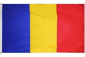SHATCHI 5ft x 3ft Romanian National Flag Sporting Events Pub BBQ Decorations for Football Sports World Cup 2023 Banner Fan Support Table Cover