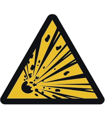 Warnaufkleber 'Warnung Vor Schwebender Last' Nach ISO 7010 – Selbstklebend, Größe Wählbar, Made In Germany