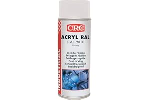 RC2 Corporation CRC 31064-AA - ACRYLIC PAINT. Pintura acrílica alto brico. Secado rápido. RAL 9010 blanco y negro 400ml