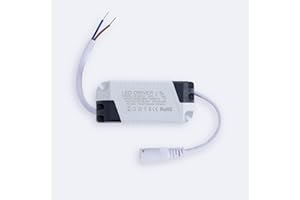 LEDKIA LIGHTING - Driver LED Universal | Entrada 90-265V Salida 39-65V 300mA 18W | Multi-tensión y Eficiencia | Para Paneles y Plafones, Multicolor, 22x88x38 mm, Textura