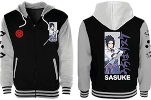 Cotton division naruto shippuden - sasuke - blouson teddy (l)