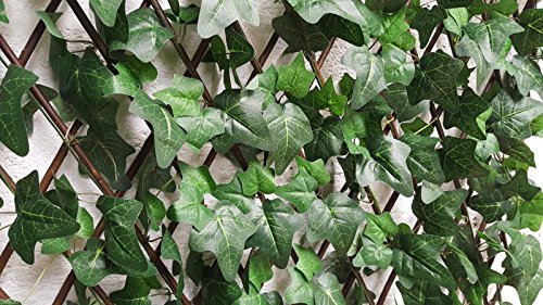 Preisvergleich Produktbild Best Artificial Englischer Efeu an erweiterbarem Rankgitter, Sichtschutz für Garten