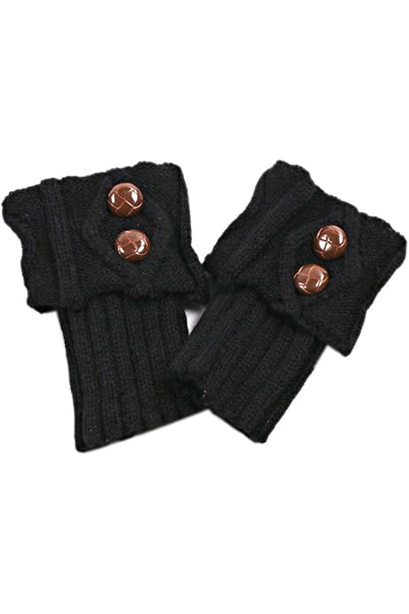 Stulpen Damen 4 Paar - Warme Beinstulpen Aus Hirschplüsch 50cm