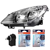 H1 Osram Original Line Scheinwerfer links Corsa D 3/5-Türig chrom inkl. Lampen Motor